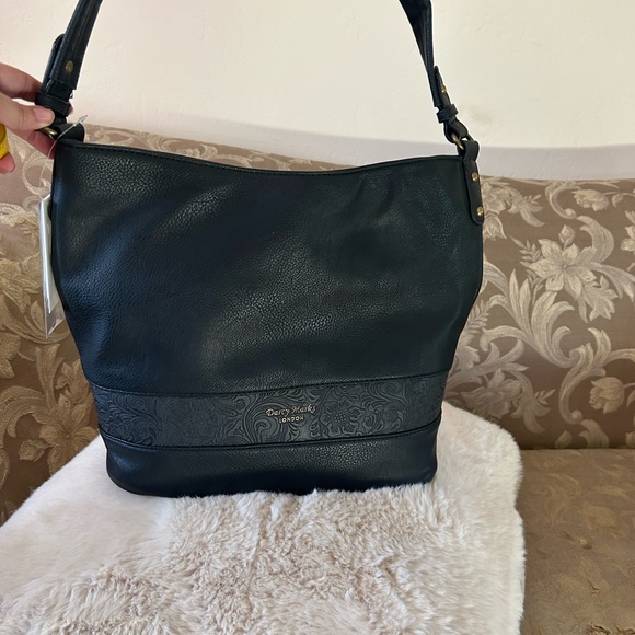 Black Leather Women's Bag - Picture 9 of 13